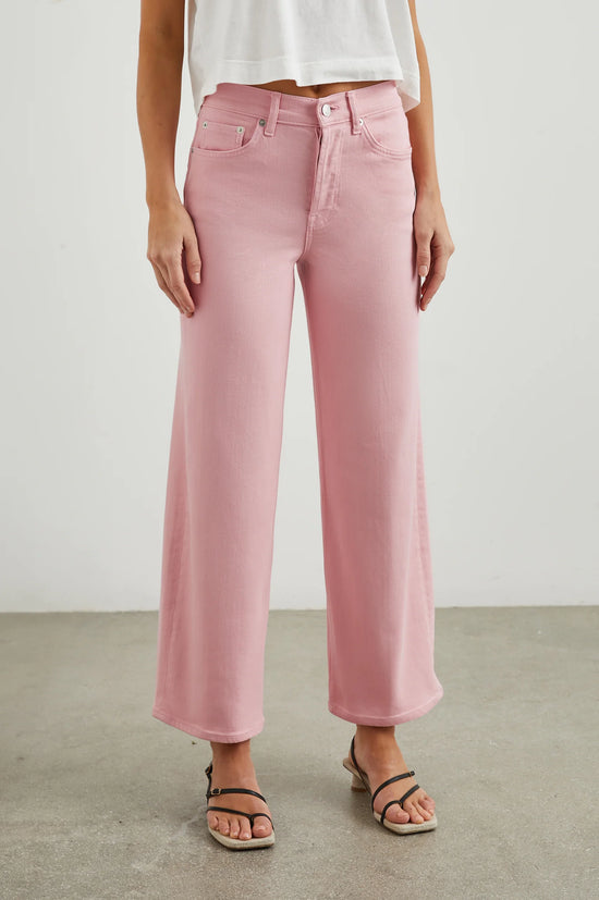 THE GETTY WIDE LEG CROP BUBBLEGUM