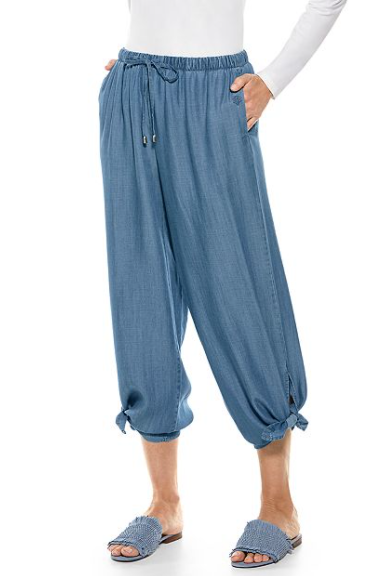 ENCLAVE WIDE LEG PANTS CHAMBRAY