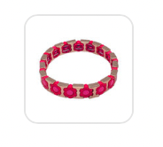 Pink Poppy Bracelet
