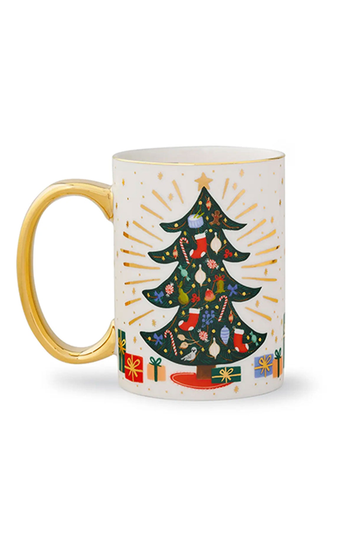 HOLIDAY TREE PORCELAIN MUG