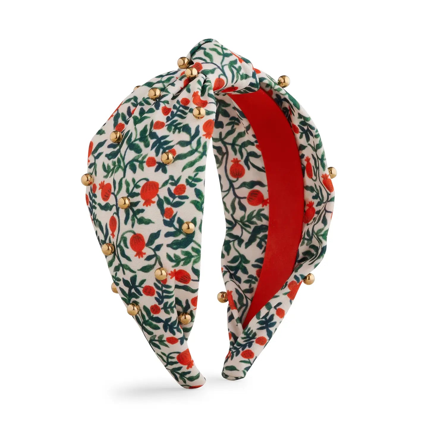 CHRISTMASTIDE POMEGRANATE EMBELLISHED HEADBAND