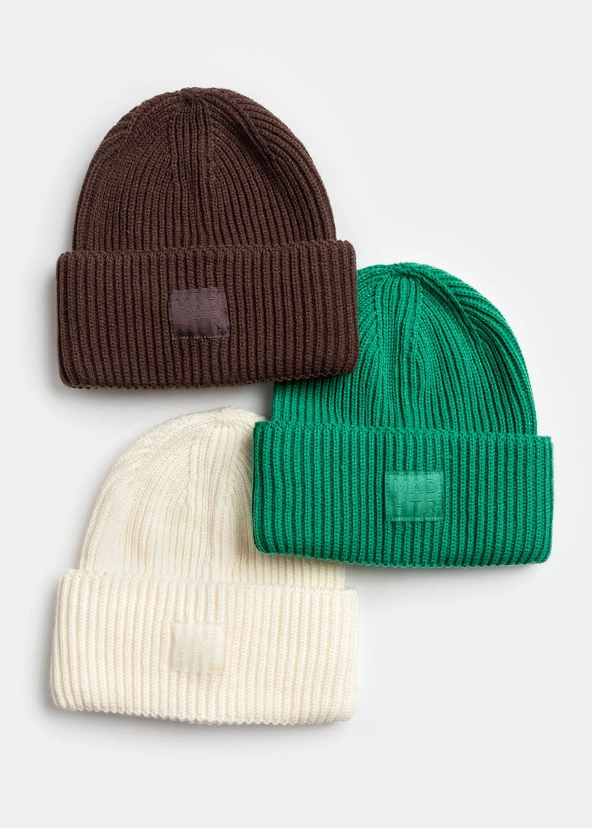 MAD HATTER BEANIE KELLY GREEN