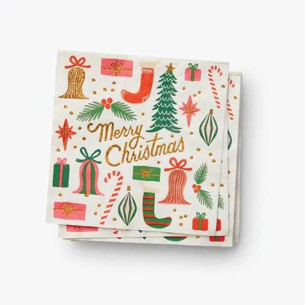 DECK THE HALLS COCKTAIL NAPKINS