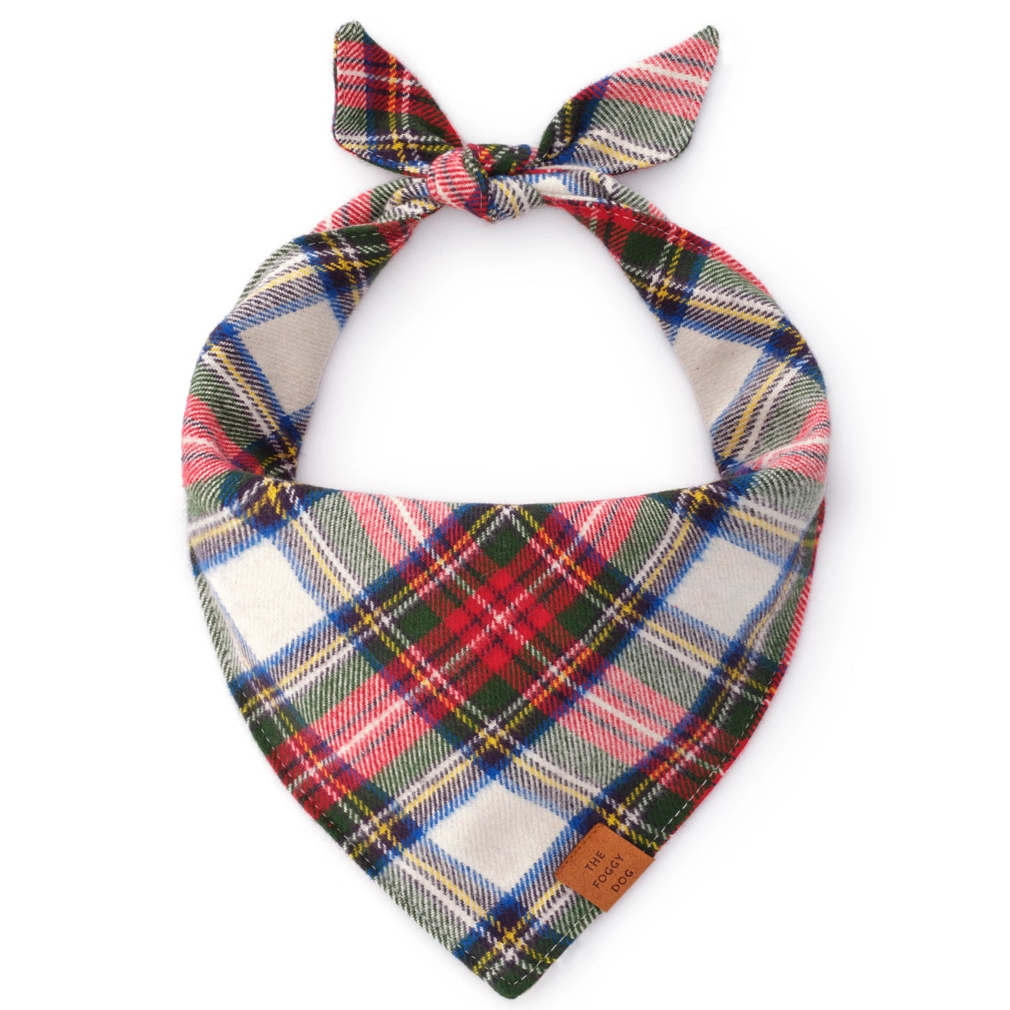 REGENT PLAID HOLIDAY DOG BANDANA