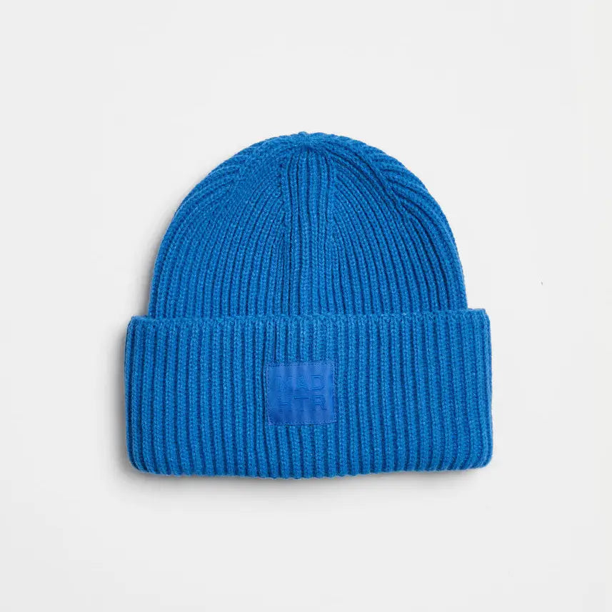 Mad Hatter Ribbed Beanie - Cobalt