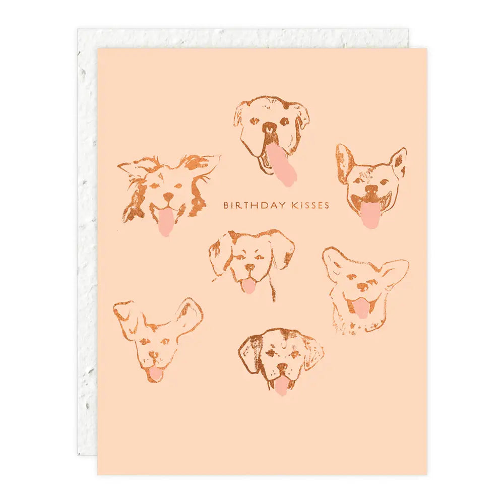 DOG KISSES – BIRTHDAY CARD