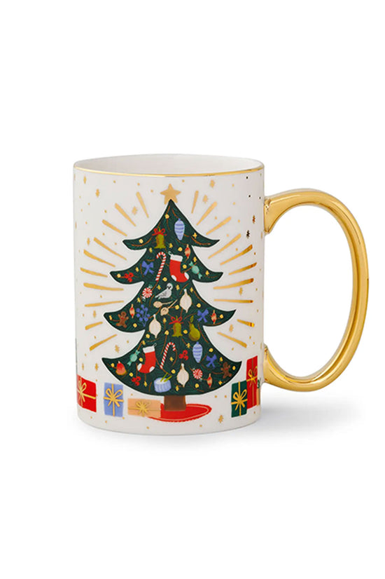 HOLIDAY TREE PORCELAIN MUG