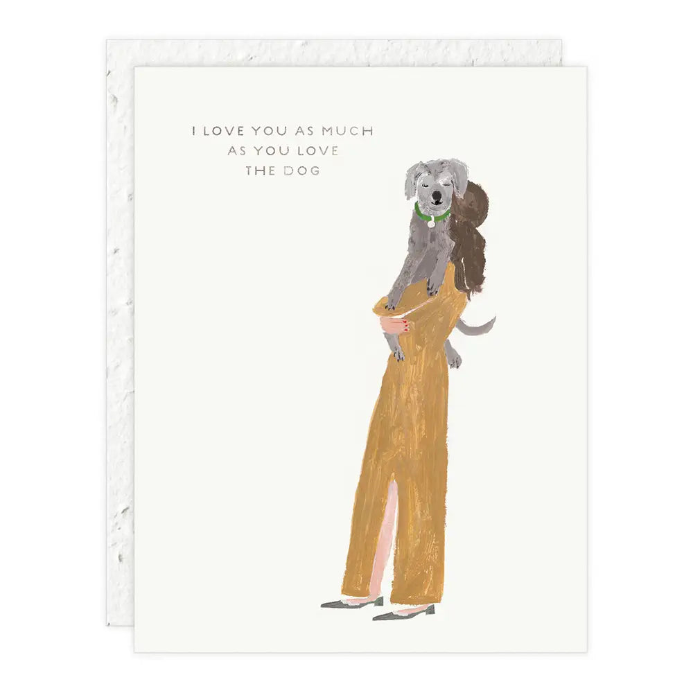 GIRL AND DOG – FRIENDSHIP CARD