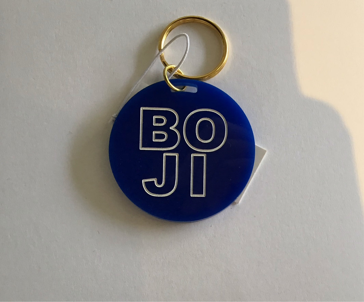 Blue Boji keychain