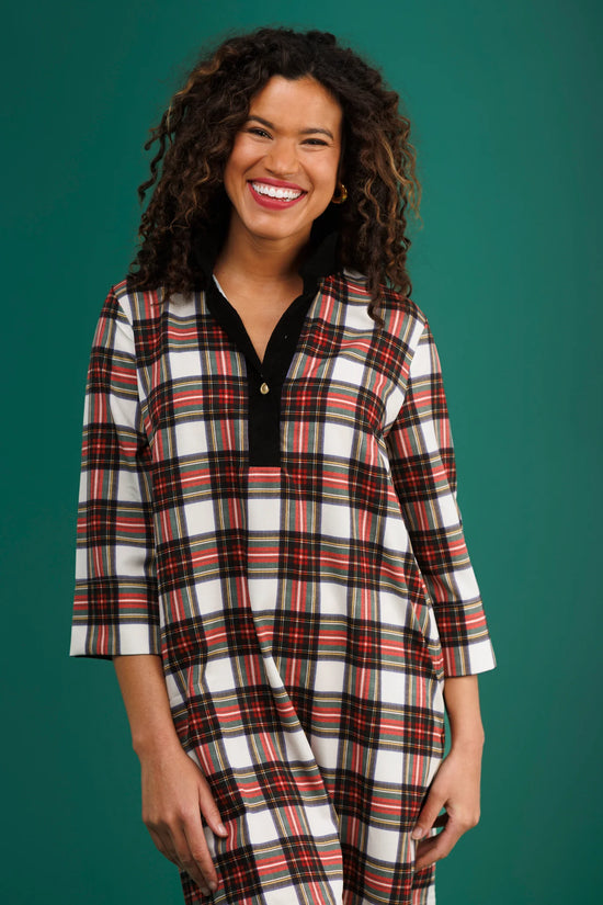 The Sophia Dress Winter Tartan