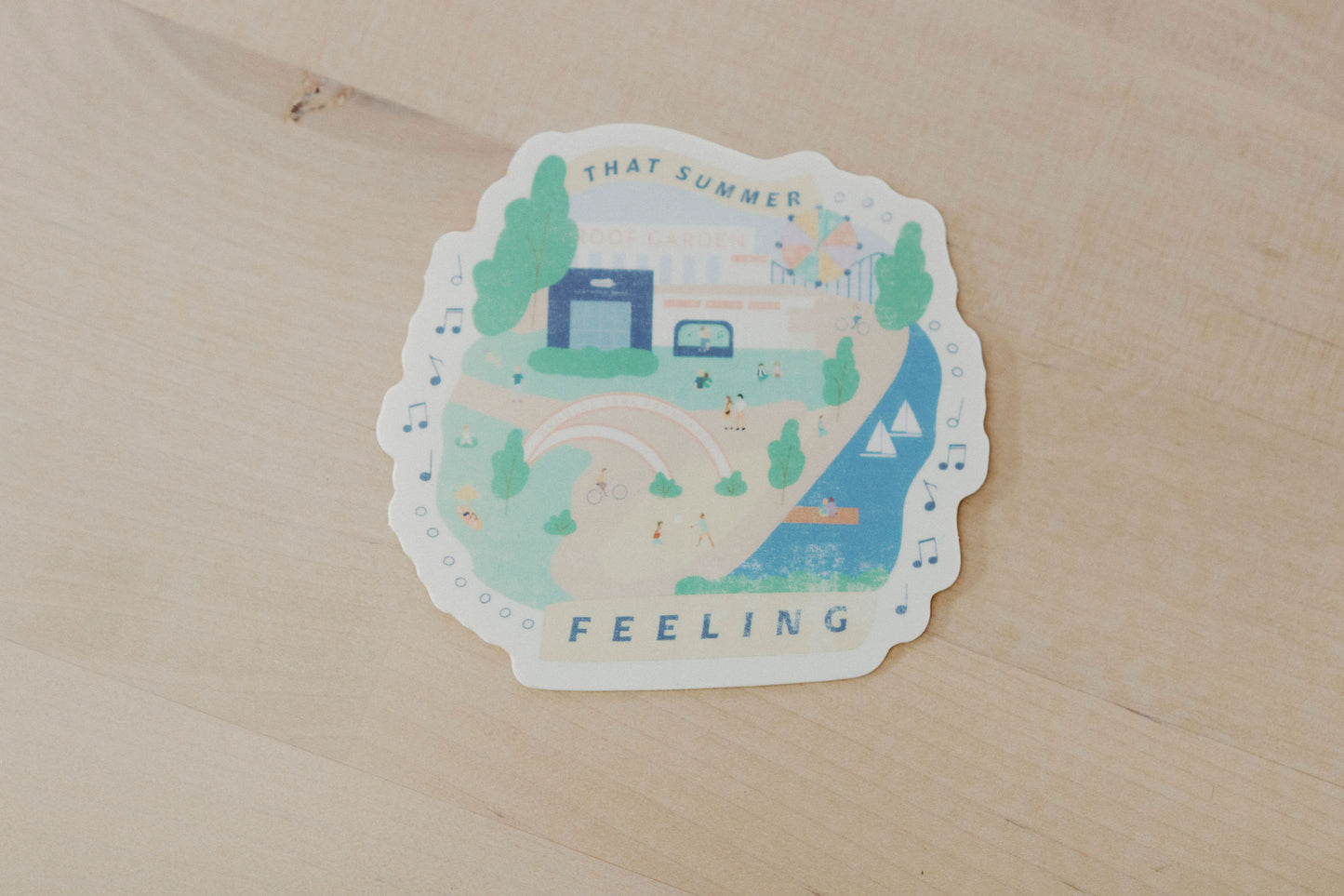 Load image into Gallery viewer, THAT SUMMER FEELIN&amp;#39; STICKER
