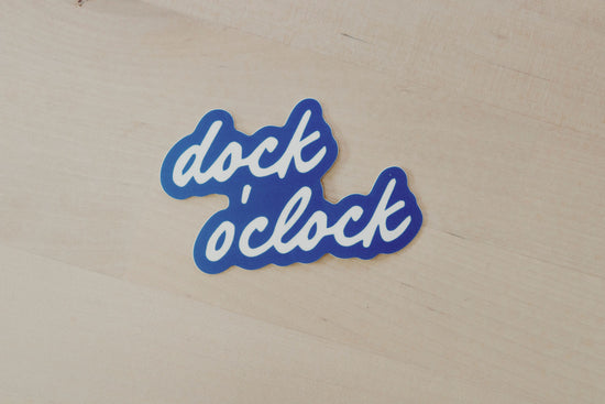 Load image into Gallery viewer, DOCK O&amp;#39;CLOCK STICKER
