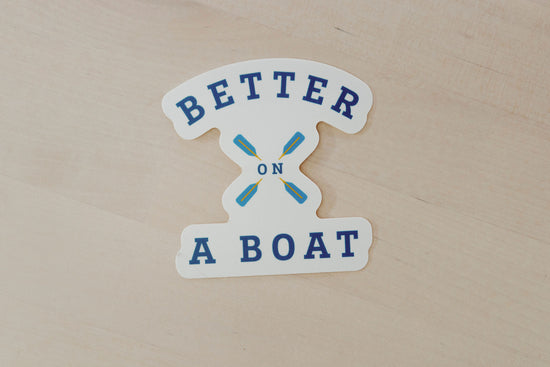 Load image into Gallery viewer, BETTER ON A BOAT STICKER
