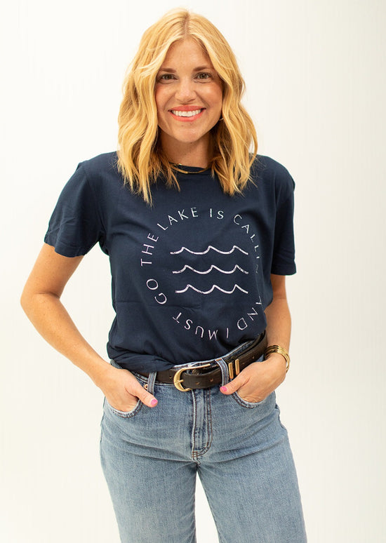 THE LAKE IS CALLING AND I MUST GO T-SHIRT