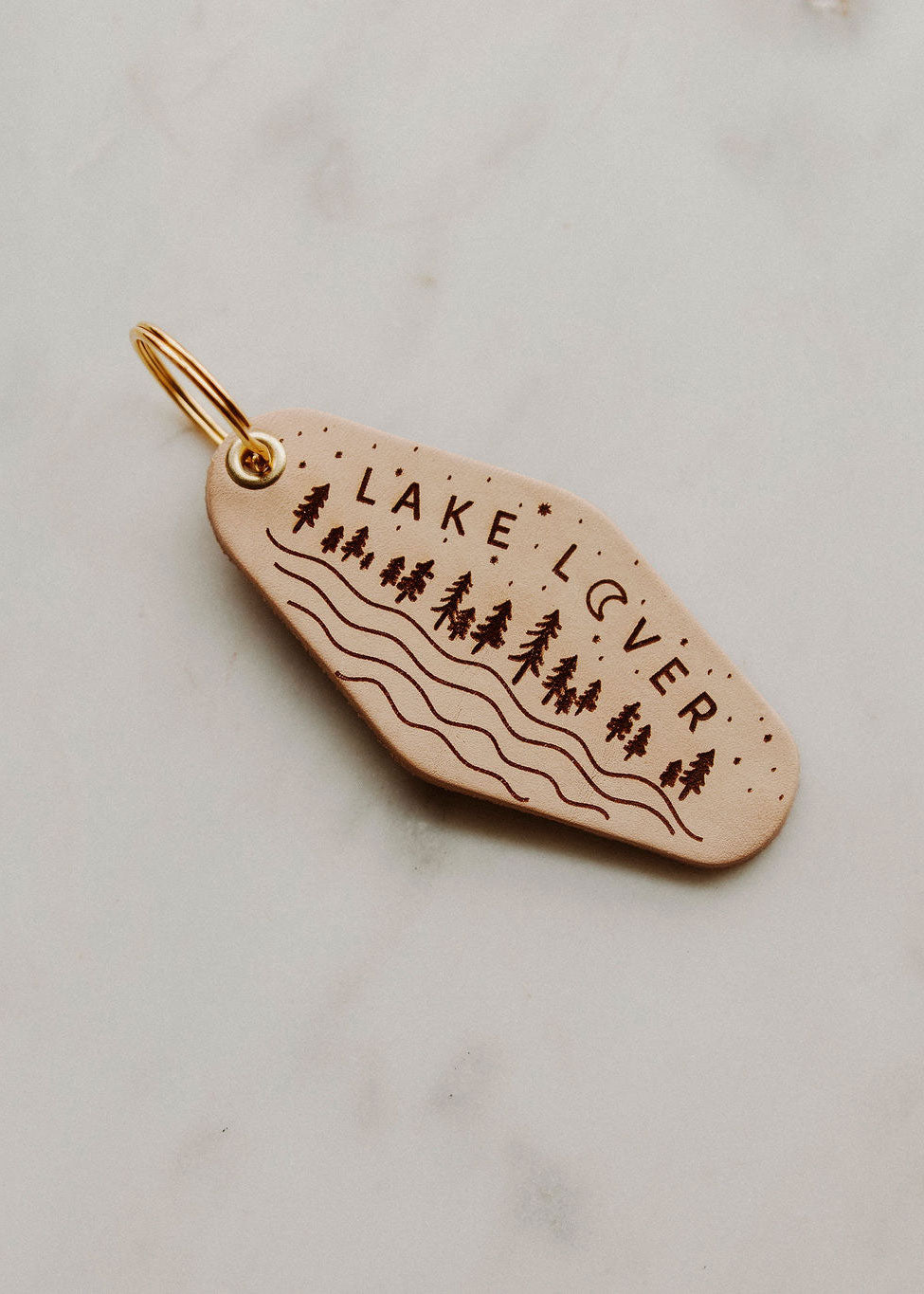 LAKE LOVER KEYCHAIN OLIVE GREEN