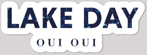 Load image into Gallery viewer, LAKE DAY OUI OUI STICKER
